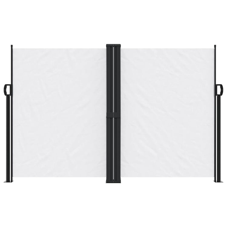 Vidaxl windscherm uittrekbaar 160x600 cm wit