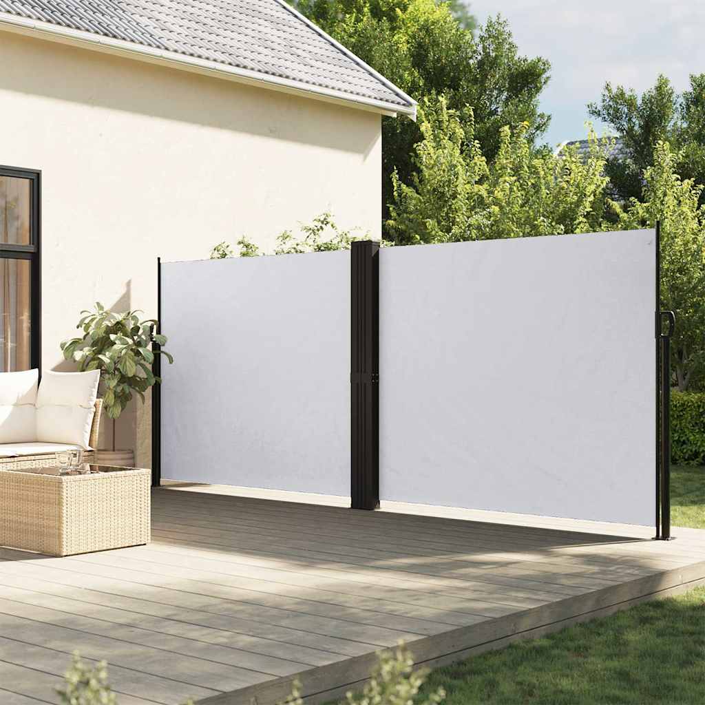 Vidaxl windscherm uittrekbaar 160x600 cm wit