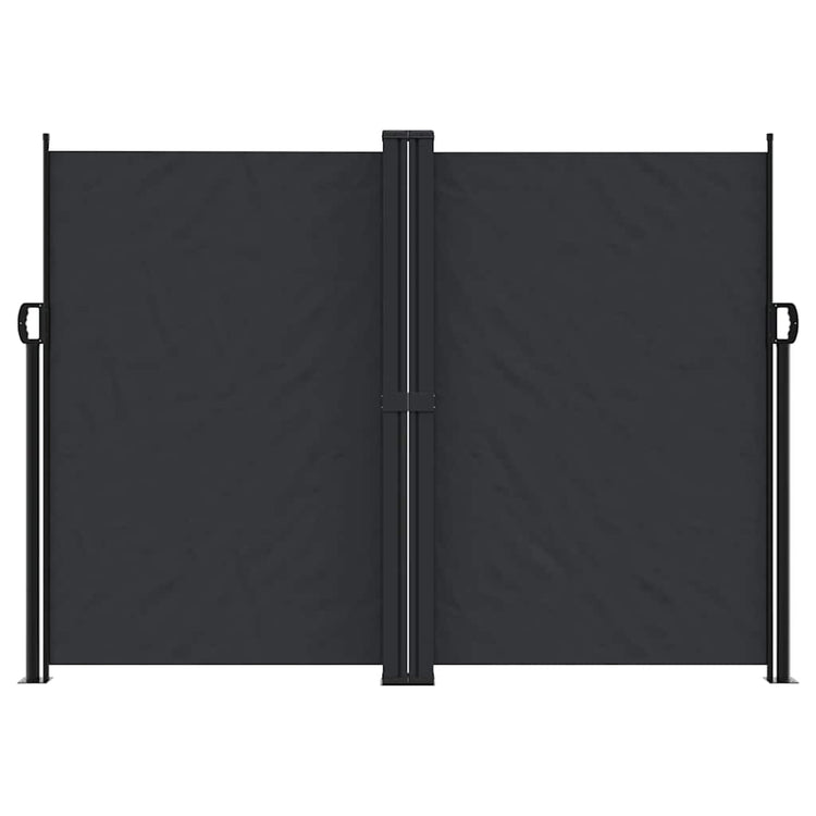 Vidaxl windscherm uittrekbaar 180x600 cm zwart