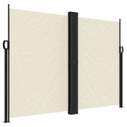 Vidaxl tuinscherm uittrekbaar 180x600 cm crèmekleurig - afbeelding 2