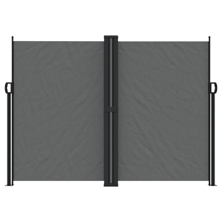 Vidaxl windscherm uittrekbaar 180x600 cm antracietkleurig