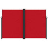 Vidaxl windscherm uittrekbaar 220x600 cm rood