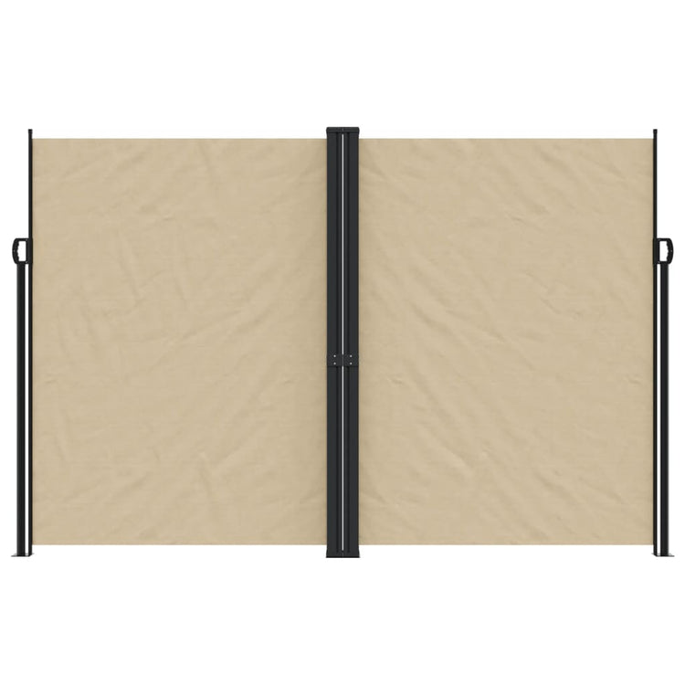 Vidaxl windscherm uittrekbaar 220x600 cm beige