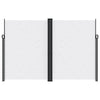 Vidaxl windscherm uittrekbaar 220x600 cm wit
