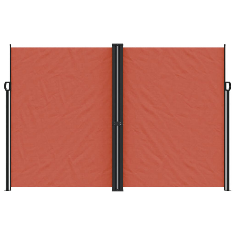 Vidaxl windscherm uittrekbaar 220x600 cm terracotta
