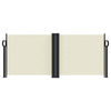 Vidaxl windscherm uittrekbaar 100x1000 cm crème
