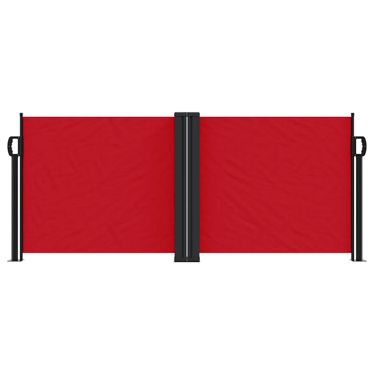 Vidaxl windscherm uittrekbaar 100x1000 cm rood