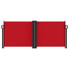 Vidaxl windscherm uittrekbaar 100x1000 cm rood