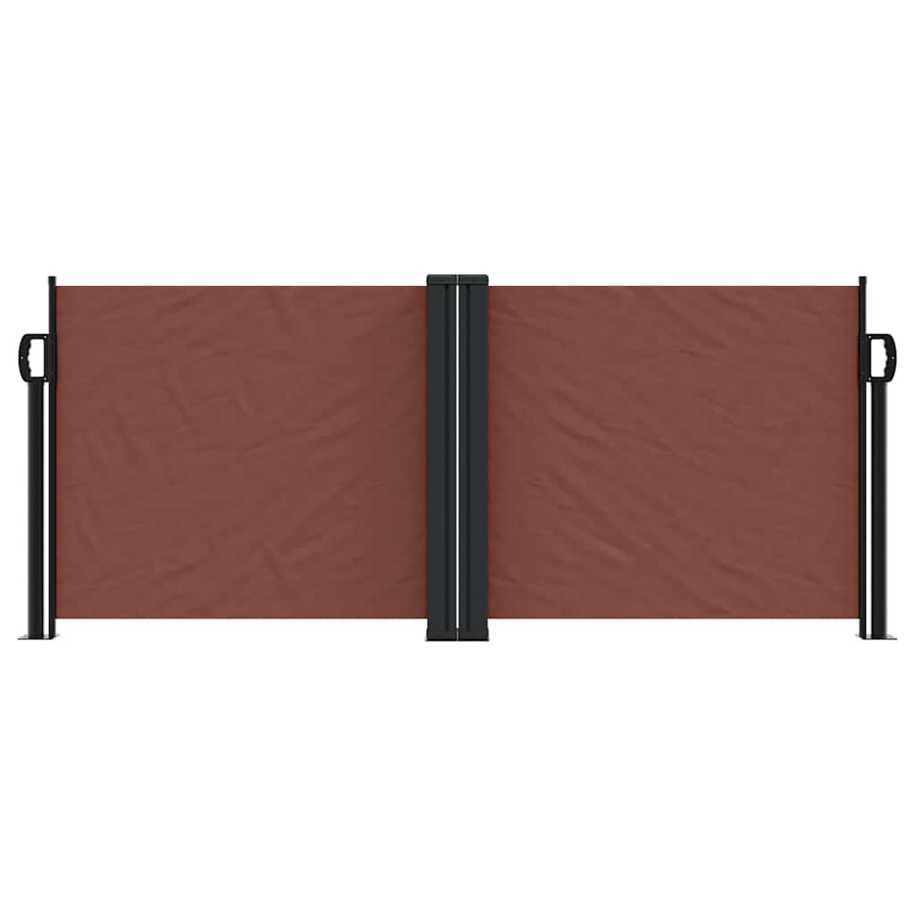 Vidaxl windscherm uittrekbaar 100x1000 cm bruin