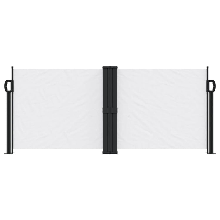 Vidaxl windscherm uittrekbaar 100x1000 cm wit