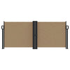Vidaxl windscherm uittrekbaar 100x1000 cm taupe