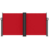 Vidaxl windscherm uittrekbaar 120x1000 cm rood