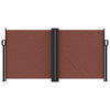 Vidaxl windscherm uittrekbaar 120x1000 cm bruin