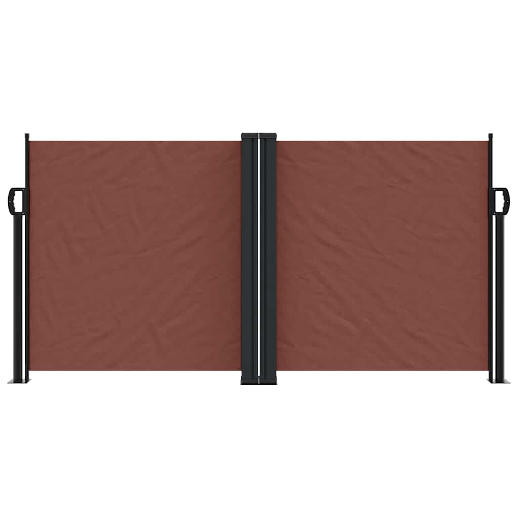 Vidaxl windscherm uittrekbaar 120x1000 cm bruin