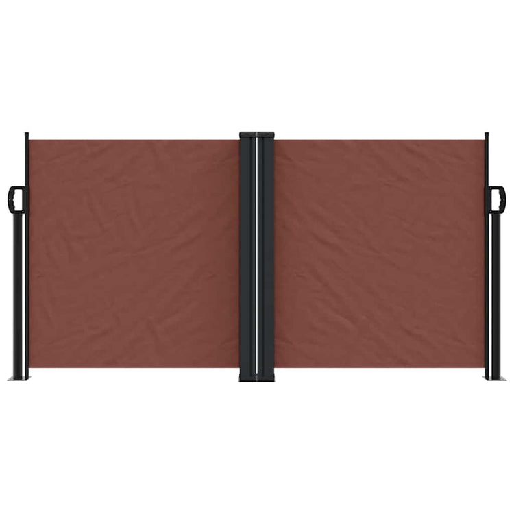 Vidaxl windscherm uittrekbaar 120x1000 cm bruin