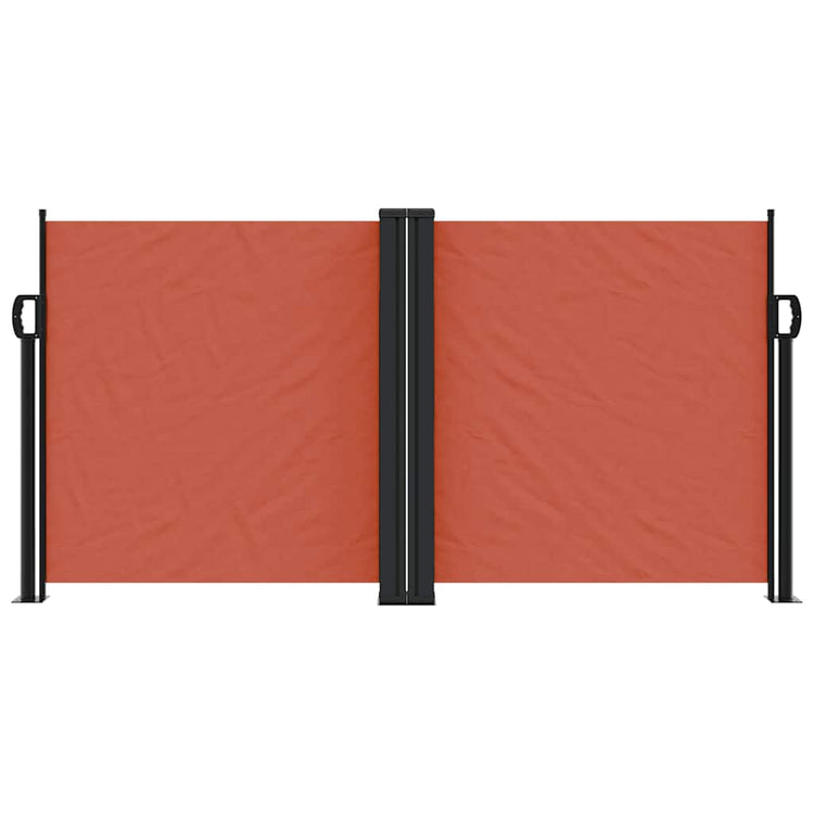 Vidaxl windscherm uittrekbaar 120x1000 cm terracottakleurig