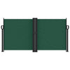 Vidaxl windscherm uittrekbaar 120x1000 cm donkergroen