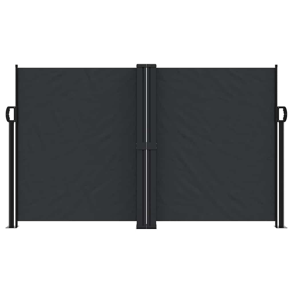 Vidaxl windscherm uittrekbaar 140x1000 cm zwart