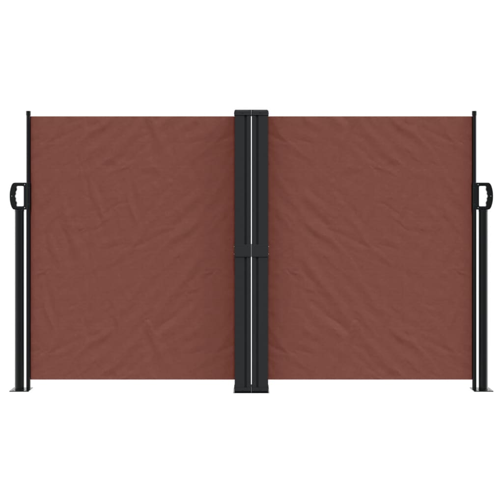 Vidaxl windscherm uittrekbaar 140x1000 cm bruin