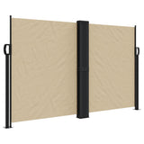 Vidaxl windscherm uittrekbaar 140x1000 cm beige - afbeelding 2