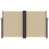 Vidaxl windscherm uittrekbaar 140x1000 cm beige - afbeelding 3