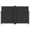 Vidaxl windscherm uittrekbaar 160x1000 cm zwart