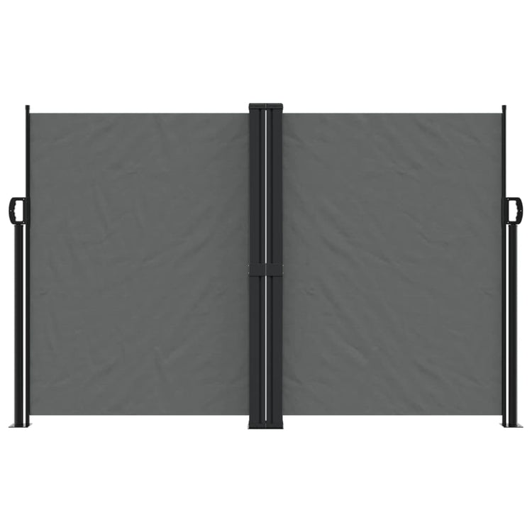 Vidaxl windscherm uittrekbaar 160x1000 cm antracietkleurig