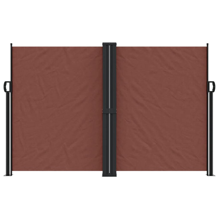 Vidaxl windscherm uittrekbaar 160x1000 cm bruin