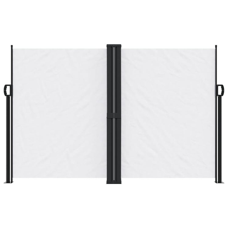 Vidaxl windscherm uittrekbaar 160x1000 cm wit