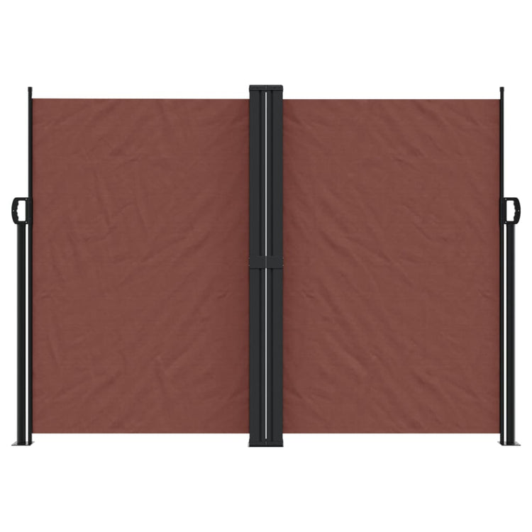 Vidaxl windscherm uittrekbaar 180x1000 cm bruin