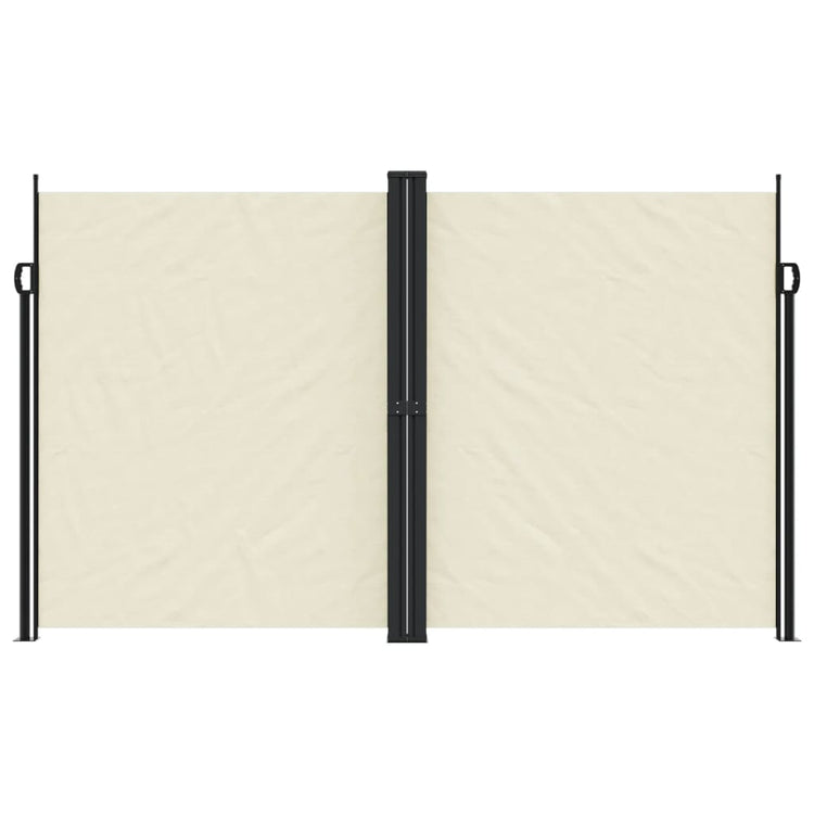 Vidaxl windscherm uittrekbaar 200x1000 cm crèmekleurig