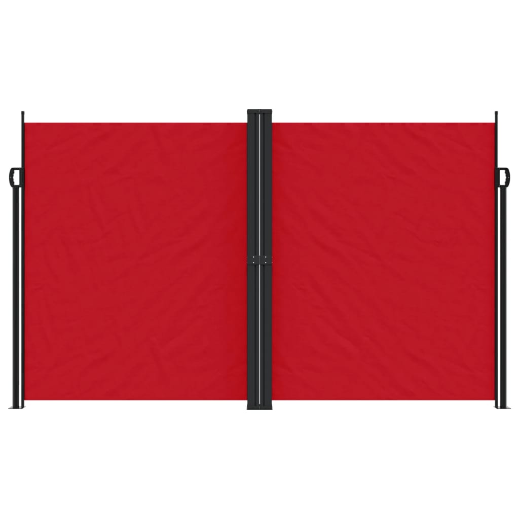 Vidaxl windscherm uittrekbaar 200x1000 cm rood
