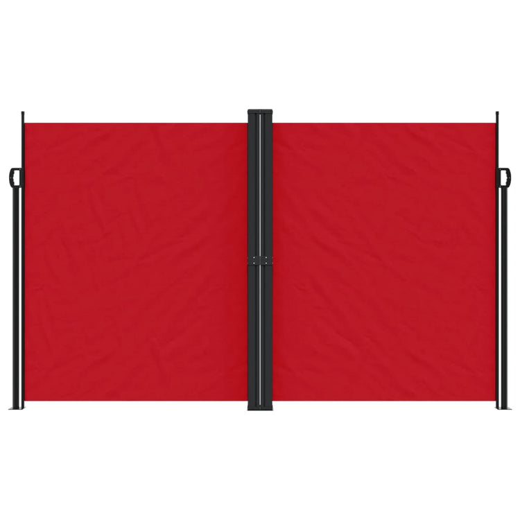 Vidaxl windscherm uittrekbaar 200x1000 cm rood