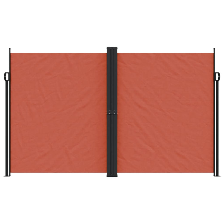 Vidaxl windscherm uittrekbaar 200x1000 cm terracottakleurig