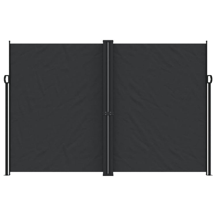 Vidaxl windscherm uittrekbaar 220x1000 cm zwart