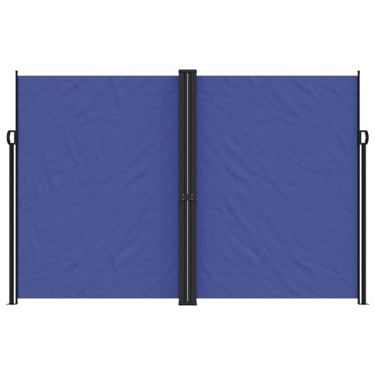 Vidaxl windscherm uittrekbaar 220x1000 cm blauw