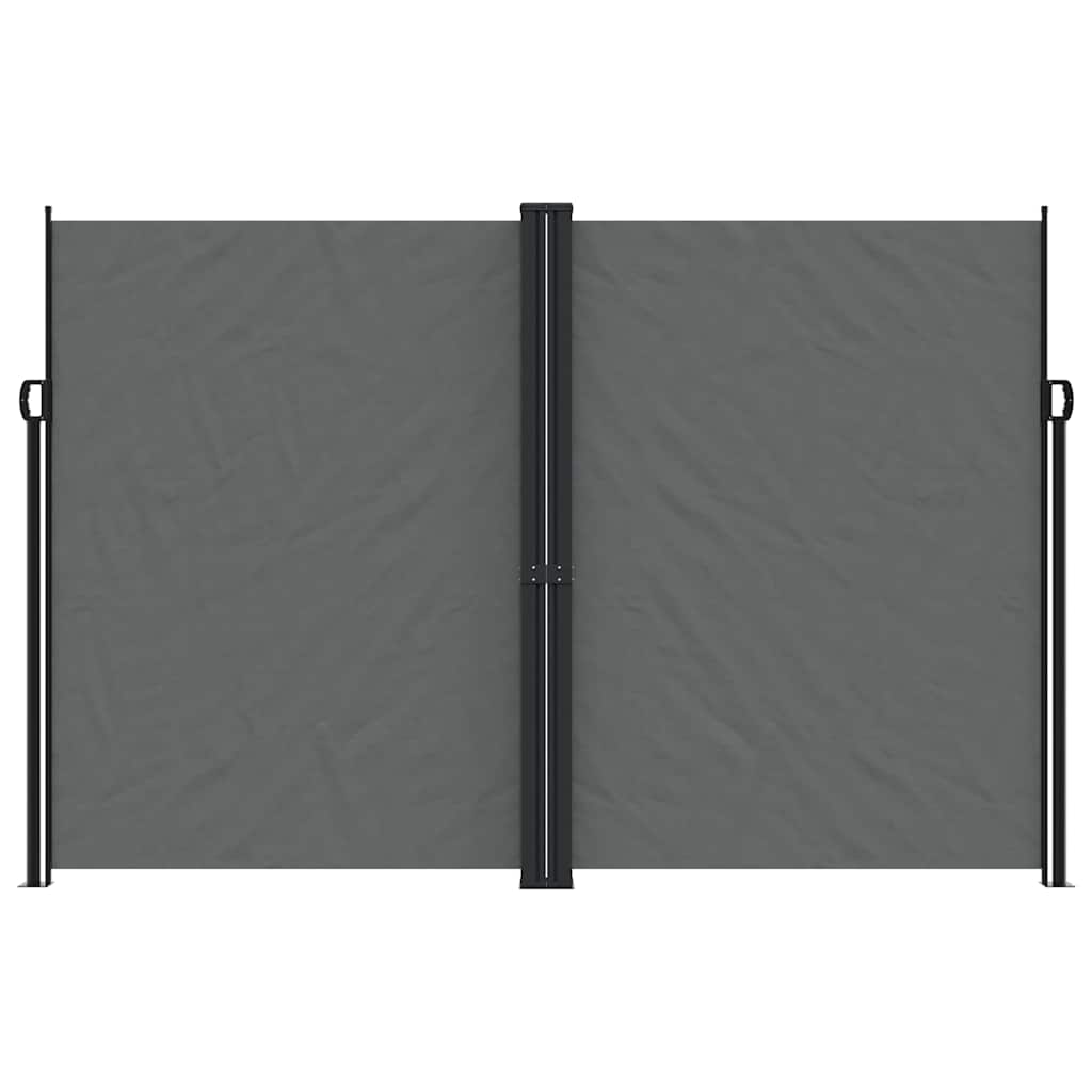 Vidaxl windscherm uittrekbaar 220x1000 cm antracietkleurig