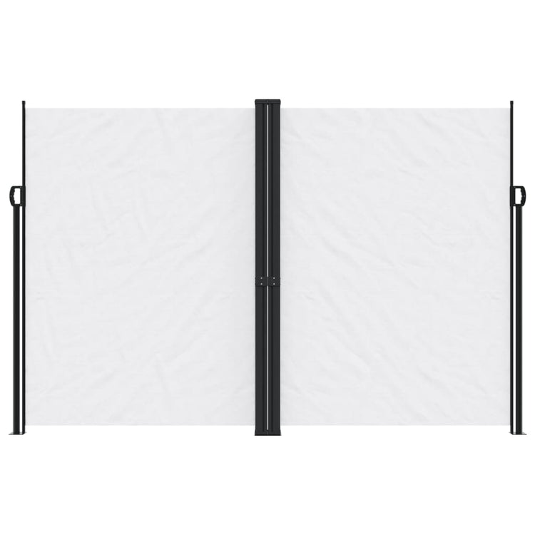 Vidaxl windscherm uittrekbaar 220x1000 cm wit