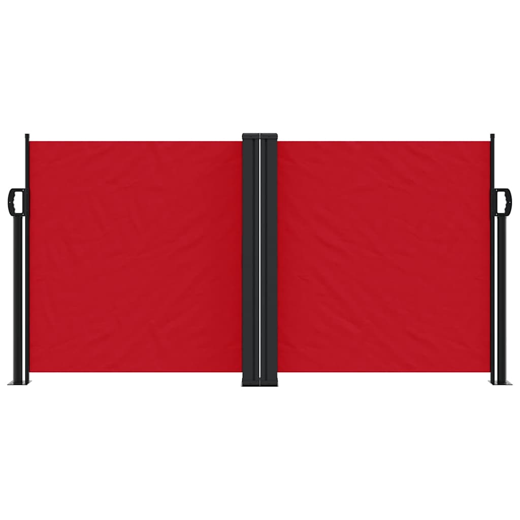 Vidaxl windscherm uittrekbaar 120x1200 cm rood