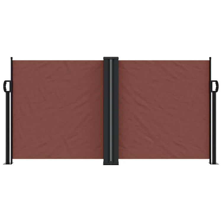 Vidaxl windscherm uittrekbaar 120x1200 cm bruin