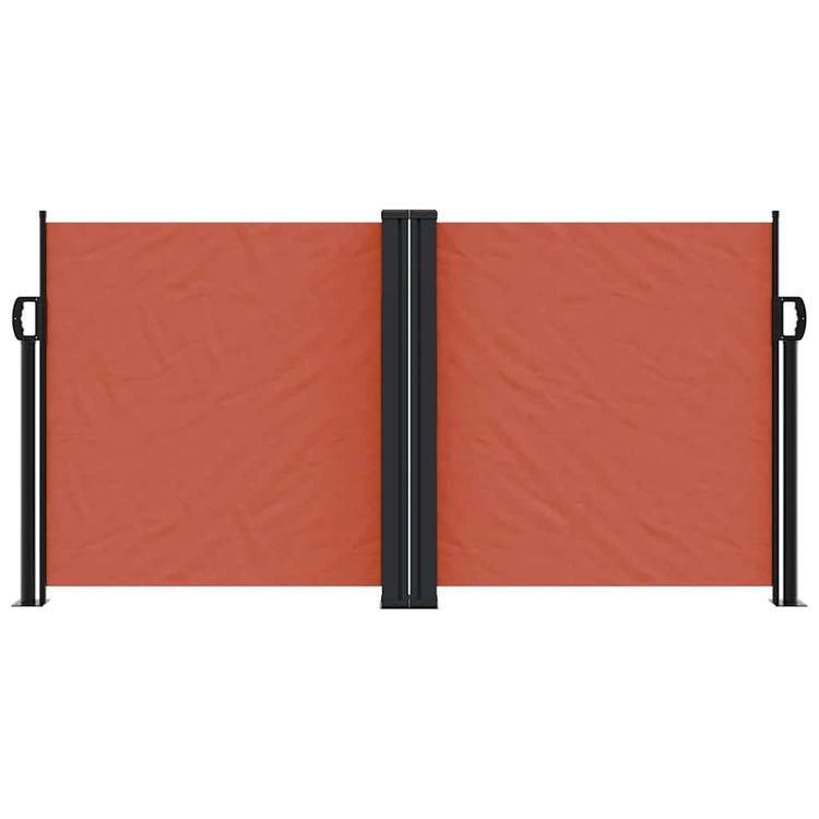 Vidaxl windscherm uittrekbaar 120x1200 cm terracottakleurig