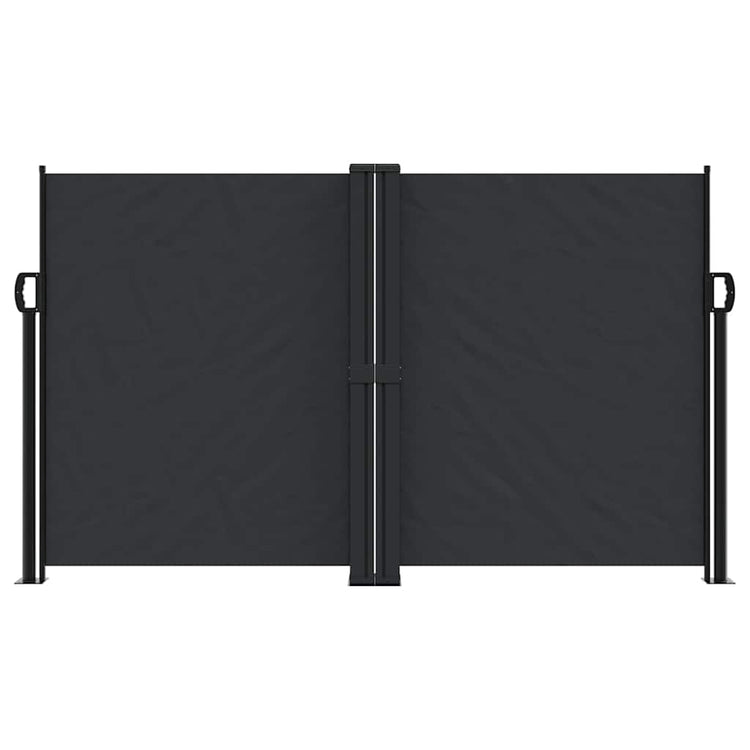 Vidaxl windscherm uittrekbaar 140x1200 cm zwart