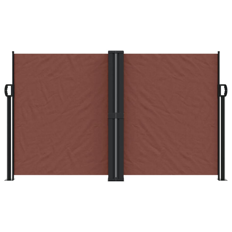 Vidaxl windscherm uittrekbaar 140x1200 cm bruin