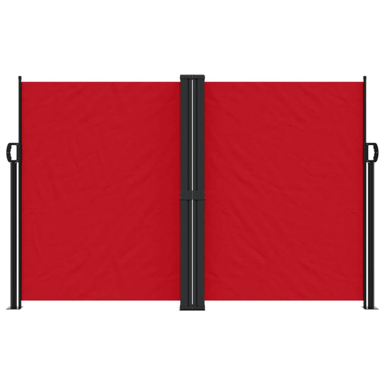 Vidaxl windscherm uittrekbaar 160x1200 cm rood