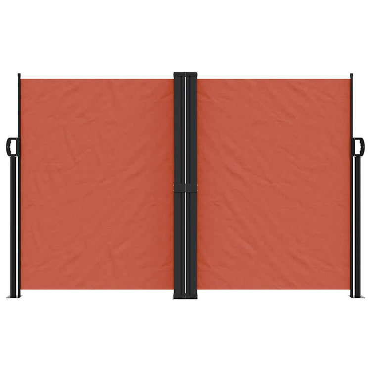 Vidaxl windscherm uittrekbaar 160x1200 cm terracottakleurig