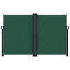 Vidaxl windscherm uittrekbaar 160x1200 cm donkergroen