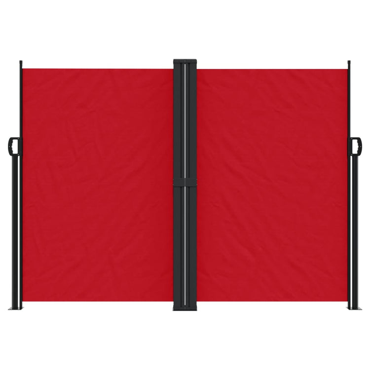 Vidaxl windscherm uittrekbaar 180x1200 cm rood
