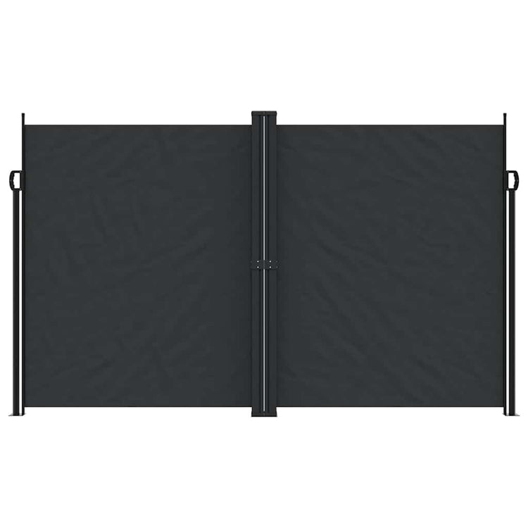 Vidaxl tuinscherm uittrekbaar 200x1200 cm zwart
