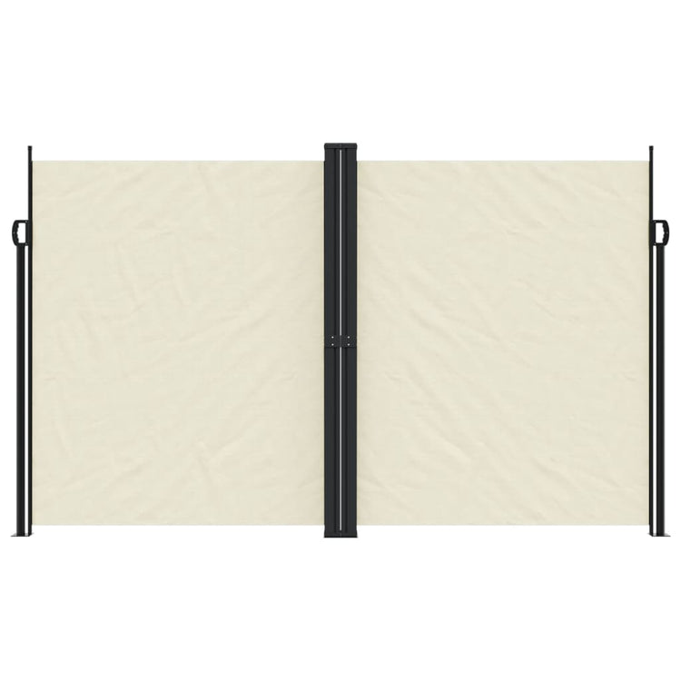 Vidaxl tuinscherm uittrekbaar 200x1200 cm crèmekleurig