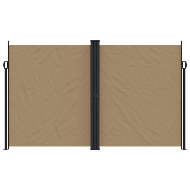 Vidaxl windscherm uittrekbaar 200x1200 cm taupe